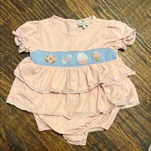 Pink Ruffle Kids One Piece